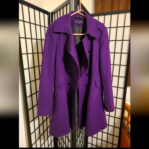 Purple via spiga peacoat
